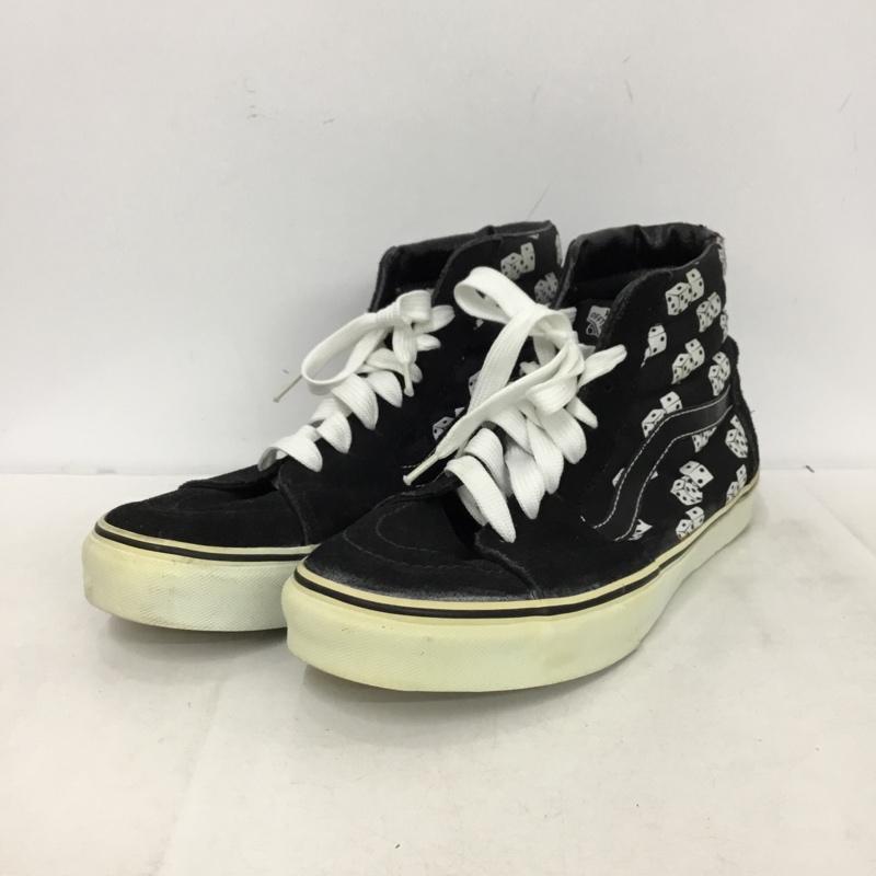 バンズ VANS スニーカー スニーカー ダイス サイコロ柄 ハイカット US9.5 US：9.5  黒 / ブラック / black メンズ USED 古着 中古 10162383