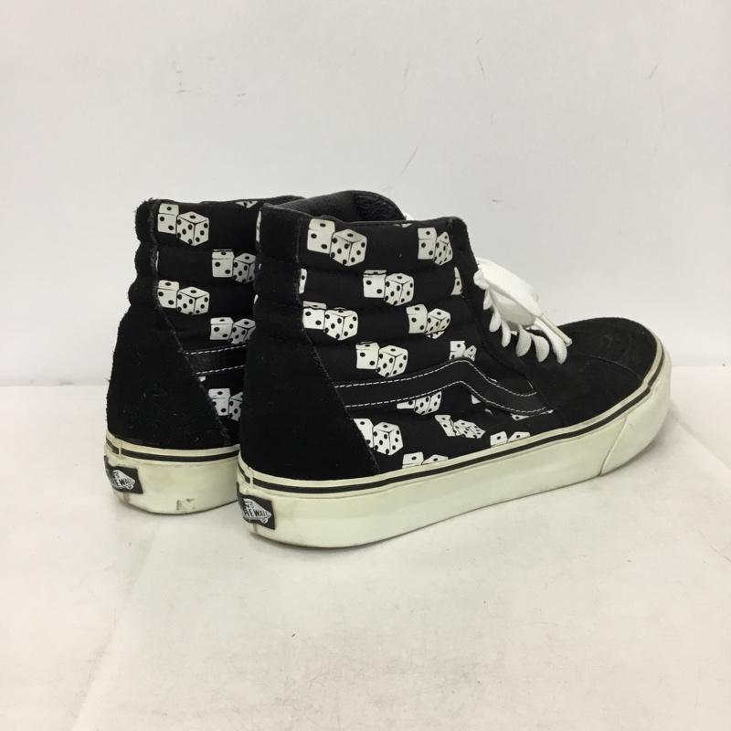 バンズ VANS スニーカー スニーカー ダイス サイコロ柄 ハイカット US9.5 US：9.5  黒 / ブラック / black メンズ USED 古着 中古 10162383