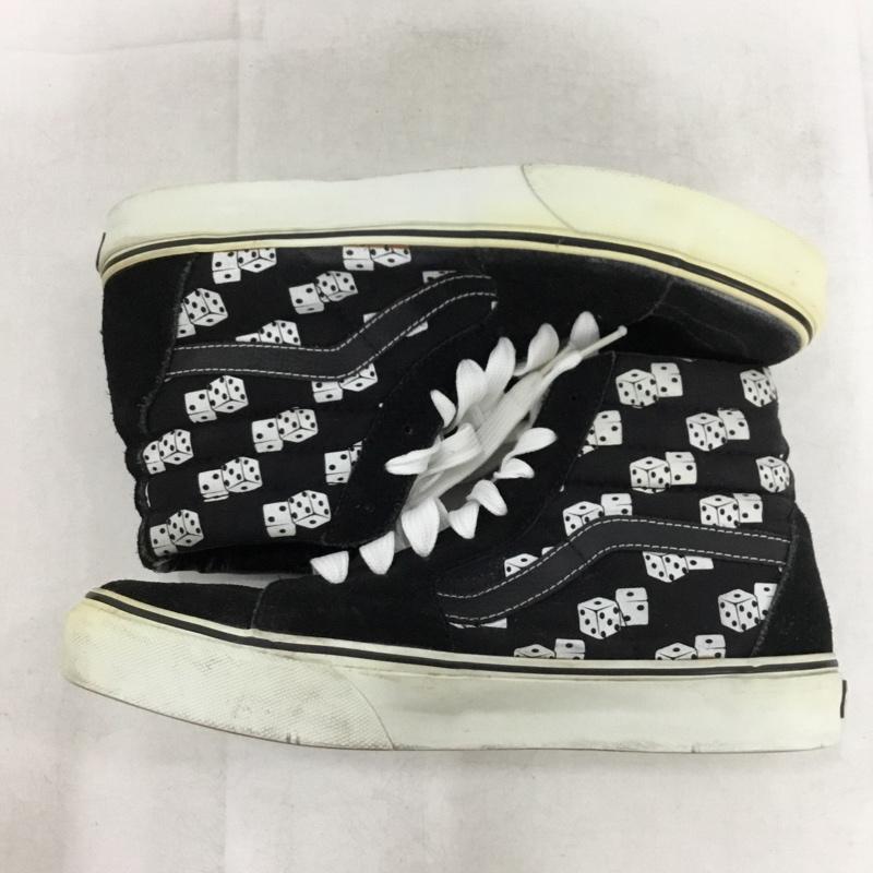 バンズ VANS スニーカー スニーカー ダイス サイコロ柄 ハイカット US9.5 US：9.5  黒 / ブラック / black メンズ USED 古着 中古 10162383