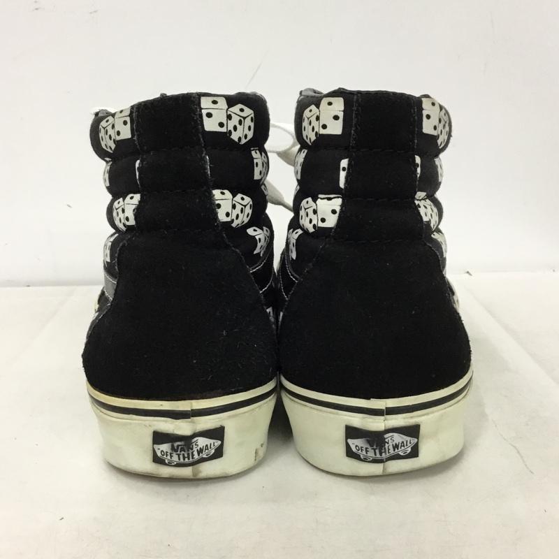 バンズ VANS スニーカー スニーカー ダイス サイコロ柄 ハイカット US9.5 US：9.5  黒 / ブラック / black メンズ USED 古着 中古 10162383