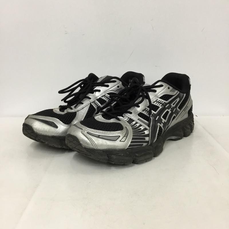 アシックス ASICS スニーカー スニーカー 1203A759 GEL-KAYANO 12.1 28cm 28.0cm ロゴ、文字 黒 / ブラック / black X 銀 / シルバー / silver color メンズ USED 古着 中古 10162384