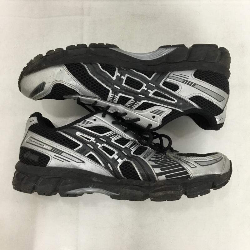 アシックス ASICS スニーカー スニーカー 1203A759 GEL-KAYANO 12.1 28cm 28.0cm ロゴ、文字 黒 / ブラック / black X 銀 / シルバー / silver color メンズ USED 古着 中古 10162384