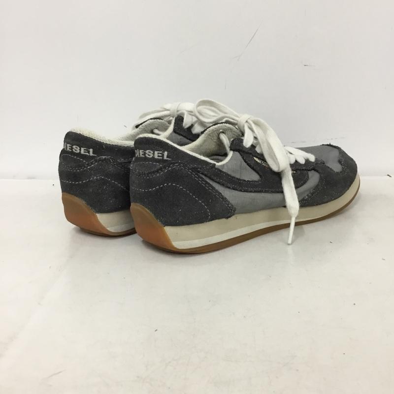 ディーゼル DIESEL スニーカー スニーカー SHESOFT W 23cm 23.0cm ロゴ、文字 灰 / グレー / gray X ダークグレー / ダークグレー / レディース USED 古着 中古 10162392