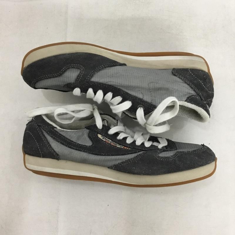 ディーゼル DIESEL スニーカー スニーカー SHESOFT W 23cm 23.0cm ロゴ、文字 灰 / グレー / gray X ダークグレー / ダークグレー / レディース USED 古着 中古 10162392