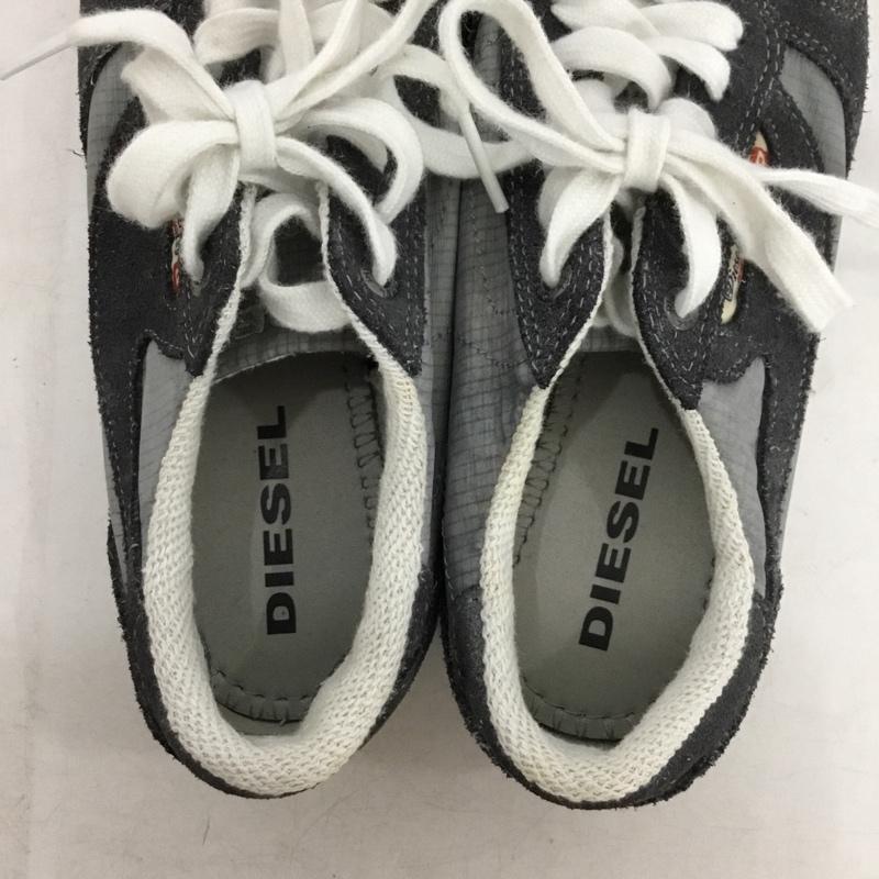 ディーゼル DIESEL スニーカー スニーカー SHESOFT W 23cm 23.0cm ロゴ、文字 灰 / グレー / gray X ダークグレー / ダークグレー / レディース USED 古着 中古 10162392
