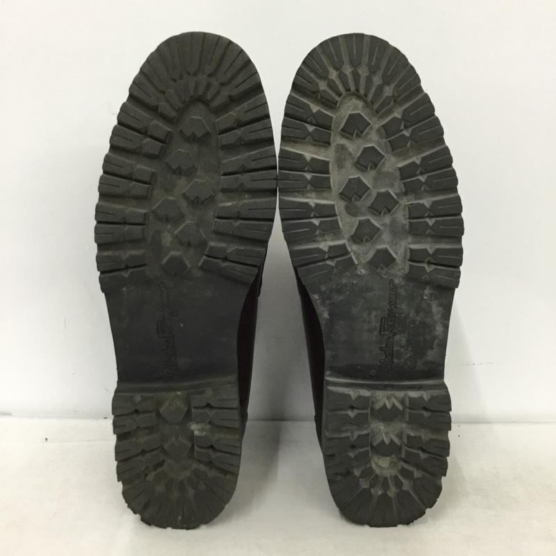 サルヴァトーレフェラガモ Salvatore Ferragamo ブーツ ショートブーツ 6D 無地 茶 / ブラウン / brown レディース USED 古着 中古 10162395
