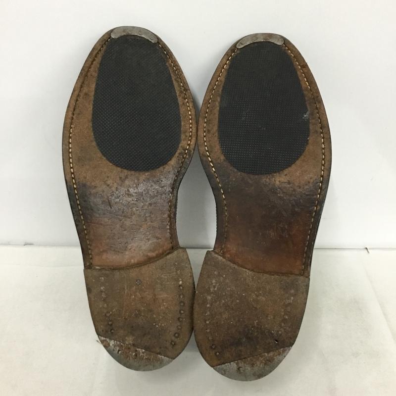 トムブラウン THOM BROWNE 革靴 革靴 ウィングチップ UK7 US：8 無地 黒 / ブラック / black メンズ USED 古着 中古 10162401