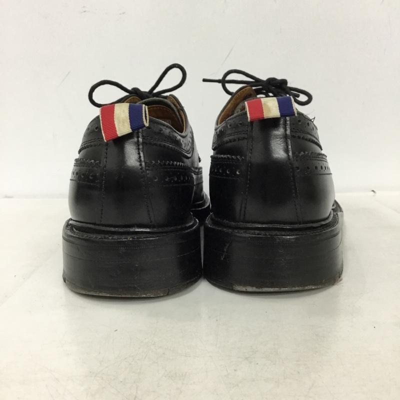 トムブラウン THOM BROWNE 革靴 革靴 ウィングチップ UK7 US：8 無地 黒 / ブラック / black メンズ USED 古着 中古 10162401