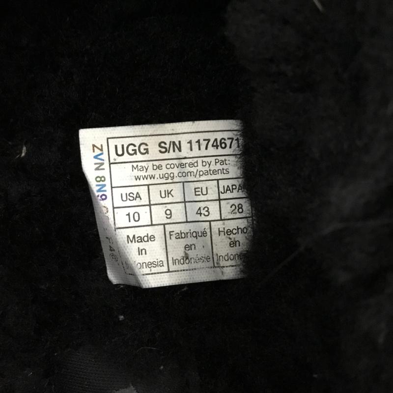 アグ UGG スリッポン スリッポン 1174671 Tasman2 28cm サボ 28.0cm ロゴ、文字 黒 / ブラック / black メンズ USED 古着 中古 10162403