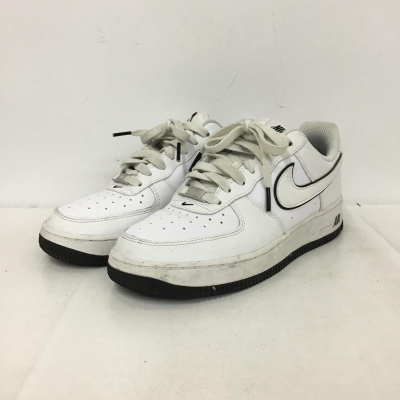 ナイキ NIKE スニーカー スニーカー DV0788-103 AIR FORCE 1 07 24.5cm 24.5cm ロゴ、文字 白 / ホワイト / white X 黒 / ブラック / black メンズ USED 古着 中古 10162404