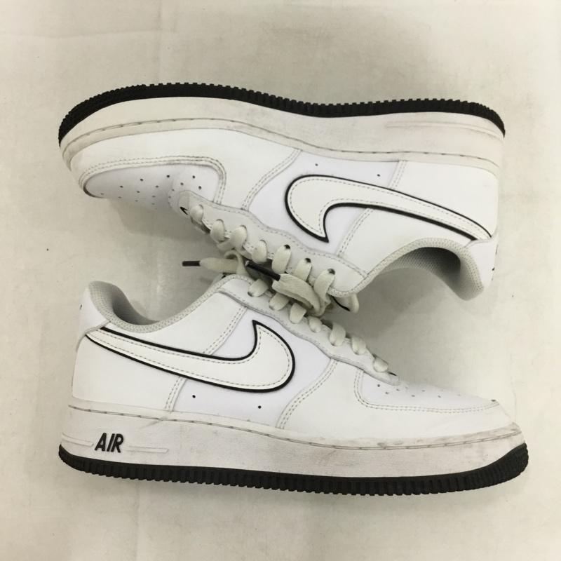 ナイキ NIKE スニーカー スニーカー DV0788-103 AIR FORCE 1 07 24.5cm 24.5cm ロゴ、文字 白 / ホワイト / white X 黒 / ブラック / black メンズ USED 古着 中古 10162404