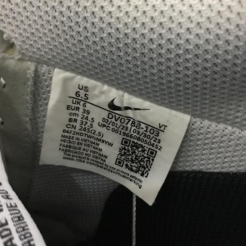 ナイキ NIKE スニーカー スニーカー DV0788-103 AIR FORCE 1 07 24.5cm 24.5cm ロゴ、文字 白 / ホワイト / white X 黒 / ブラック / black メンズ USED 古着 中古 10162404