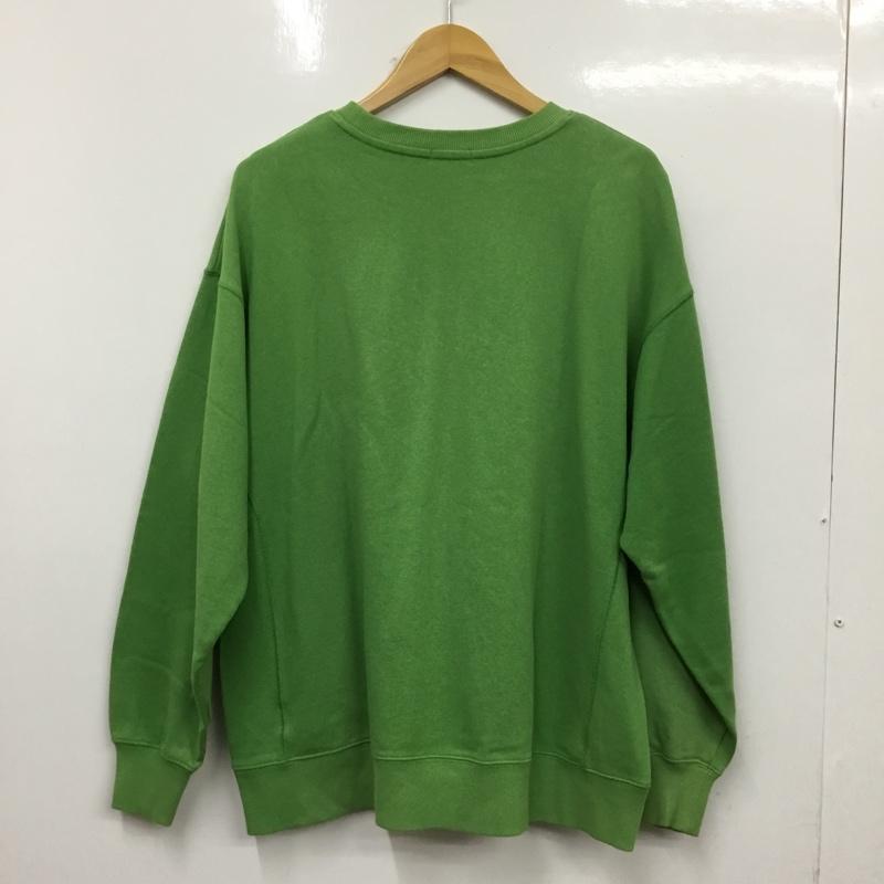 ローリーズファーム LOWRYS FARM トレーナー 長袖 FREE プリント 緑 / グリーン / green レディース USED 古着 中古 10162411