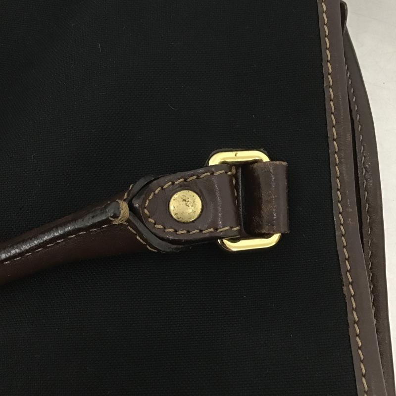 ステファノマーノ STEFANO MANO トートバッグ トートバッグ 2WAY ショルダーバッグ ビジネスバッグ 無地 黒 / ブラック / black X 茶 / ブラウン / brown メンズ USED 古着 中古 10162414