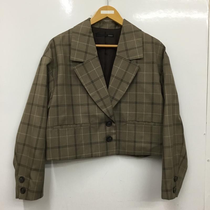ヘザー Heather ジャケット、上着 ジャケット、ブレザー FREE チェック マルチカラー / マルチカラー / multicolor レディース USED 古着 中古 10162416