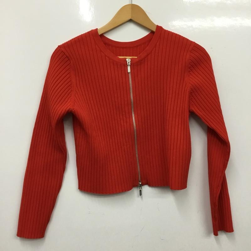 ローリーズファーム LOWRYS FARM ニット、セーター 長袖 FREE 無地 赤 / レッド / red レディース USED 古着 中古 10162417