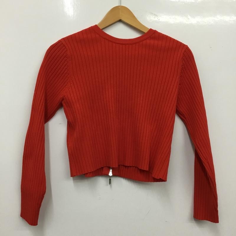 ローリーズファーム LOWRYS FARM ニット、セーター 長袖 FREE 無地 赤 / レッド / red レディース USED 古着 中古 10162417