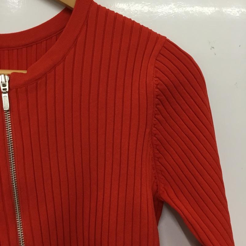 ローリーズファーム LOWRYS FARM ニット、セーター 長袖 FREE 無地 赤 / レッド / red レディース USED 古着 中古 10162417