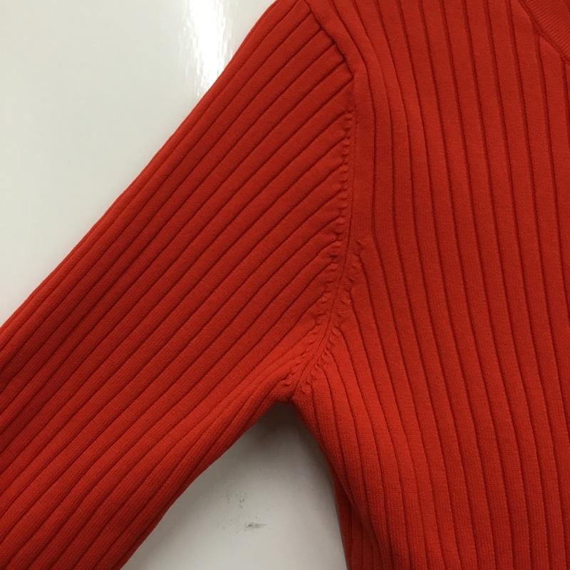 ローリーズファーム LOWRYS FARM ニット、セーター 長袖 FREE 無地 赤 / レッド / red レディース USED 古着 中古 10162417