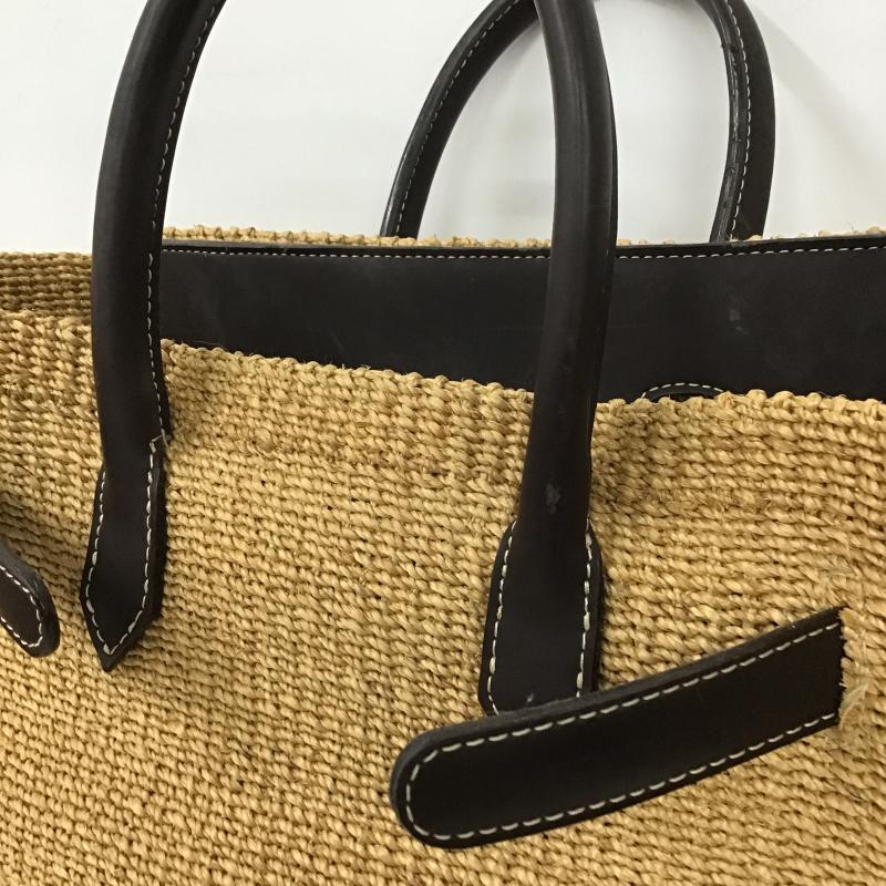 シー SEA トートバッグ トートバッグ かごバッグ 無地 茶 / ブラウン / brown X ベージュ / ベージュ / beige レディース USED 古着 中古 10162418