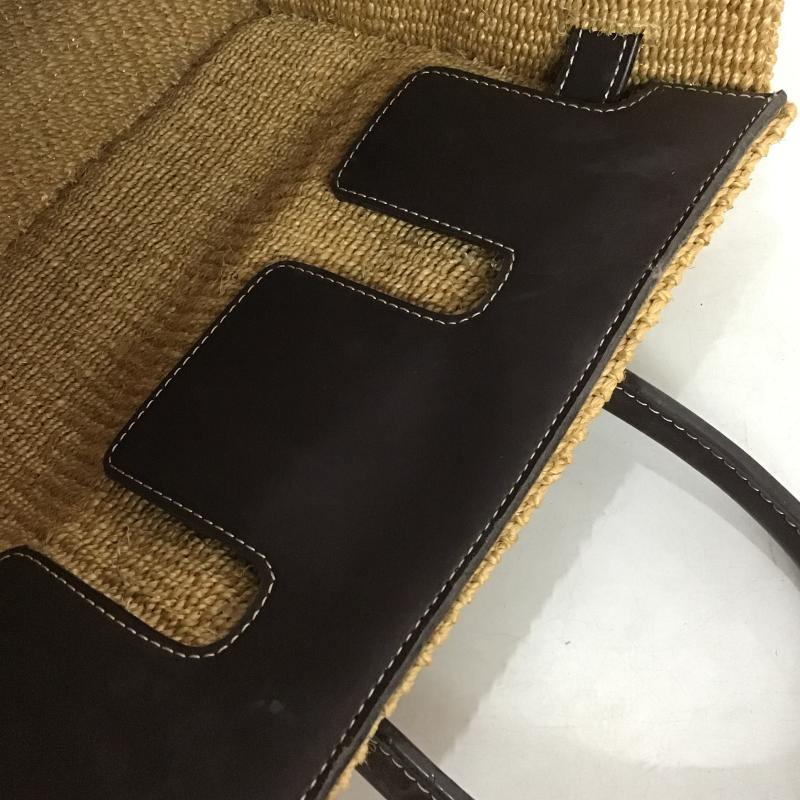 シー SEA トートバッグ トートバッグ かごバッグ 無地 茶 / ブラウン / brown X ベージュ / ベージュ / beige レディース USED 古着 中古 10162418