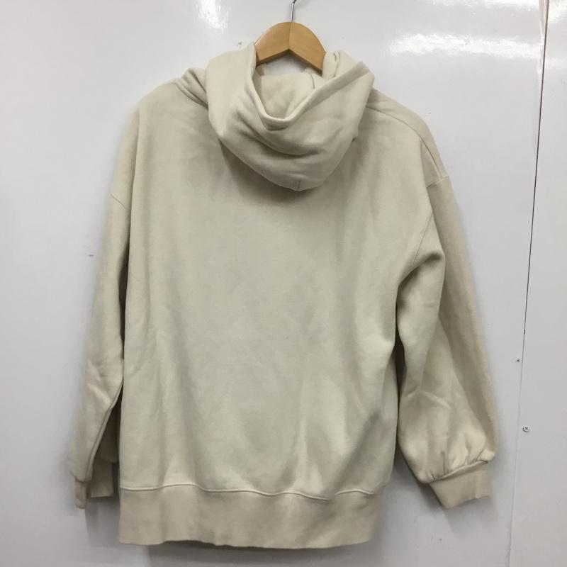 スタディオクリップ studio CLIP パーカー 長袖 FREE 無地 オフホワイト / オフホワイト / レディース USED 古着 中古 10162424