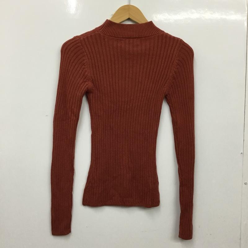 ダズリン dazzlin ニット、セーター 長袖 タグ付 FREE ロゴ、文字 茶 / ブラウン / brown レディース USED 古着 中古 10162427