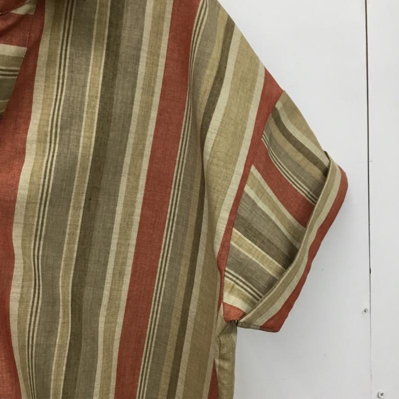アズールバイマウジー AZUL BY MOUSSY シャツ、ブラウス 半袖 M ストライプ マルチカラー / マルチカラー / multicolor レディース USED 古着 中古 10162428