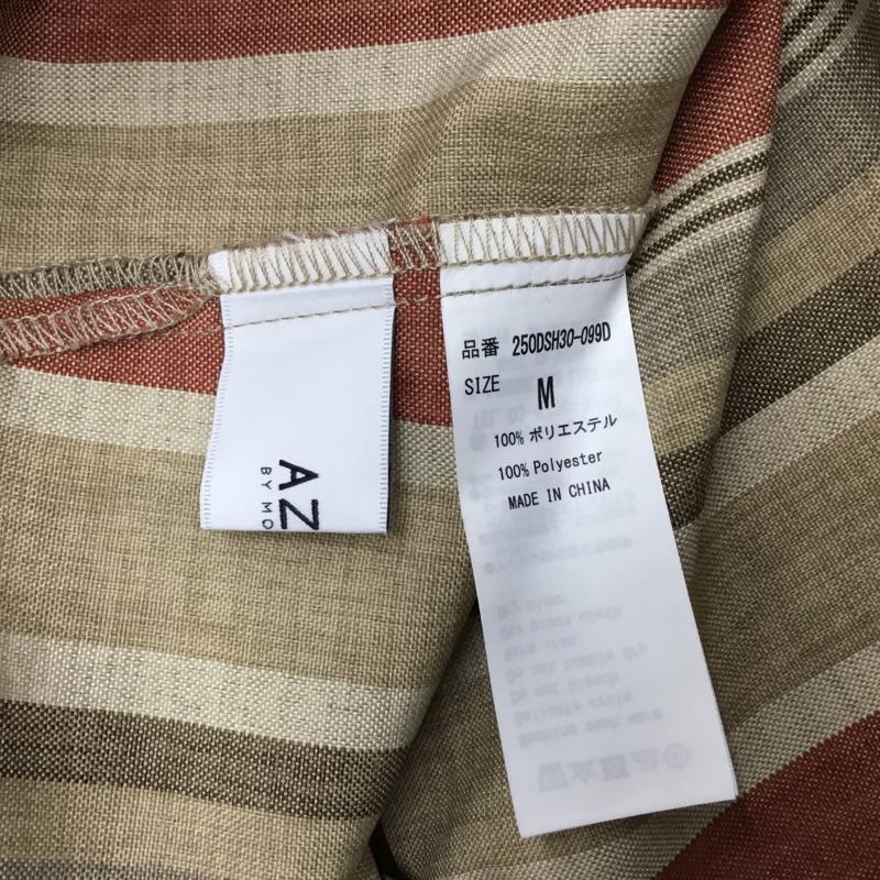 アズールバイマウジー AZUL BY MOUSSY シャツ、ブラウス 半袖 M ストライプ マルチカラー / マルチカラー / multicolor レディース USED 古着 中古 10162428