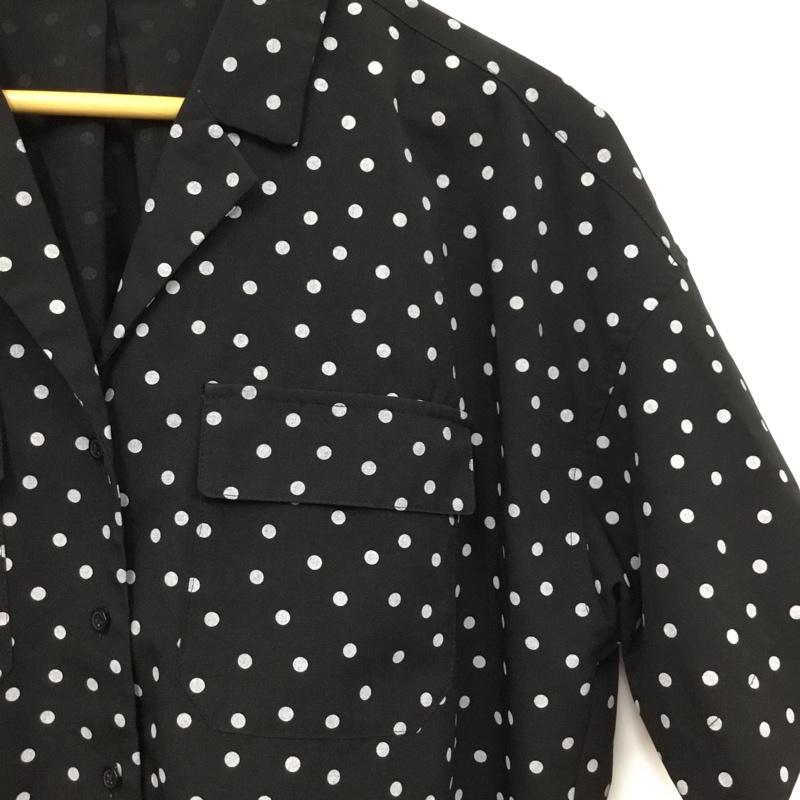 アパートバイローリーズ apart by lowrys シャツ、ブラウス 半袖 FREE ドット 黒 / ブラック / black レディース USED 古着 中古 10162436