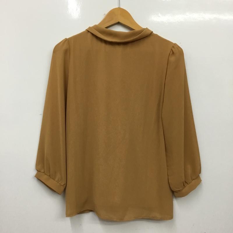 ロペ ROPE  シャツ、ブラウス 長袖 M 無地 茶 / ブラウン / brown レディース USED 古着 中古 10162437