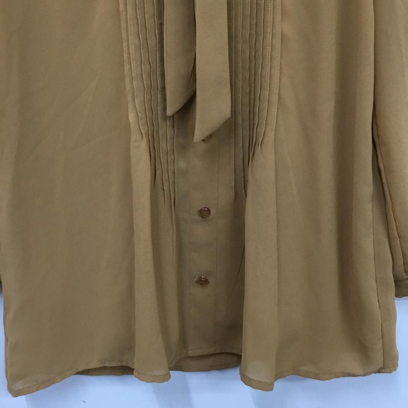 ロペ ROPE  シャツ、ブラウス 長袖 M 無地 茶 / ブラウン / brown レディース USED 古着 中古 10162437