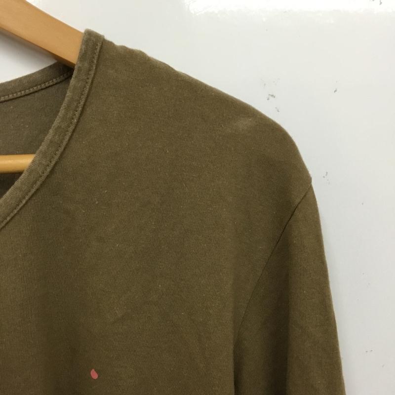 ピンクハウス PINK HOUSE Tシャツ 長袖 L プリント 茶 / ブラウン / brown レディース USED 古着 中古 10162439