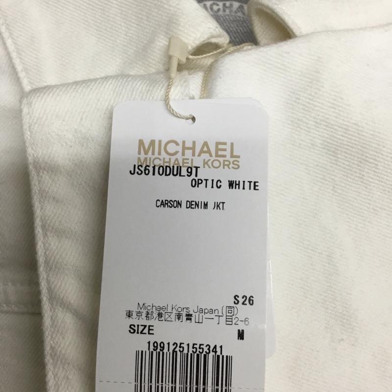 マイケルコース MICHAEL KORS ジャケット、上着 ジャケット、ブレザー Gジャン デニムジャケット M 無地 白 / ホワイト / white レディース USED 古着 中古 10162442