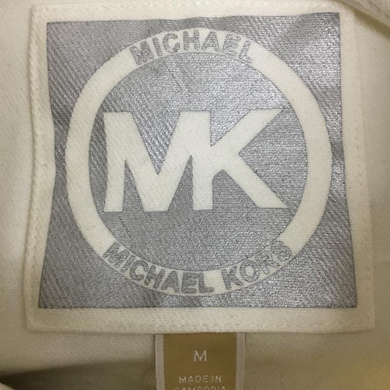 マイケルコース MICHAEL KORS ジャケット、上着 ジャケット、ブレザー Gジャン デニムジャケット M 無地 白 / ホワイト / white レディース USED 古着 中古 10162442