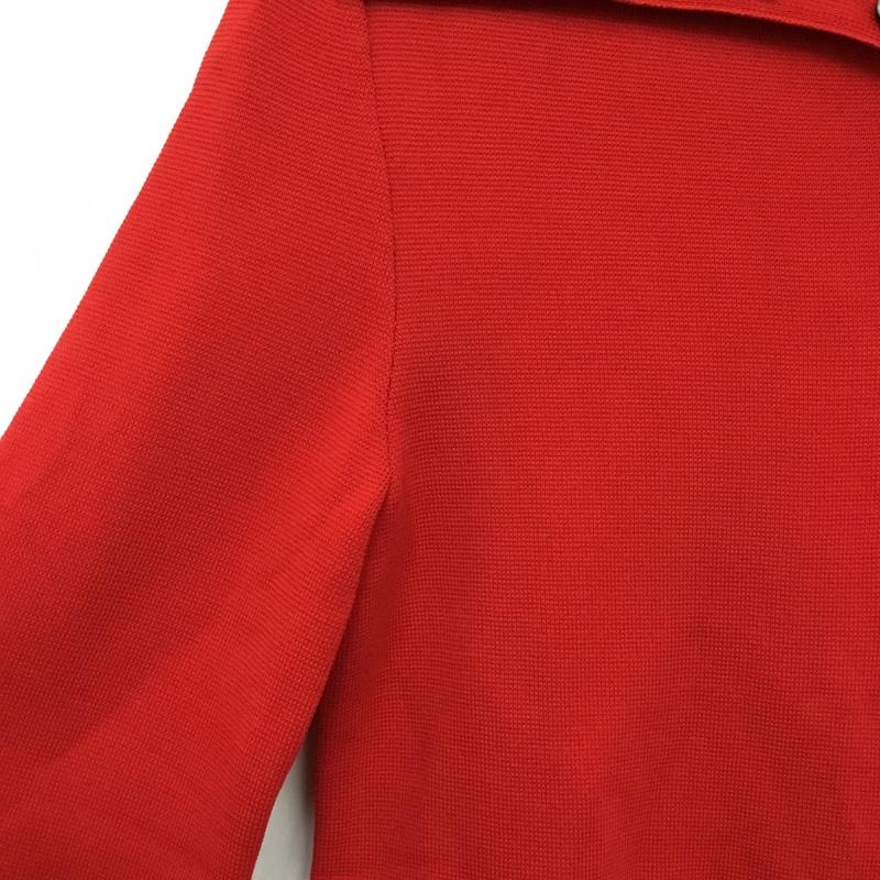 ザラ ZARA カーディガン 長袖 S 無地 赤 / レッド / red レディース USED 古着 中古 10162443