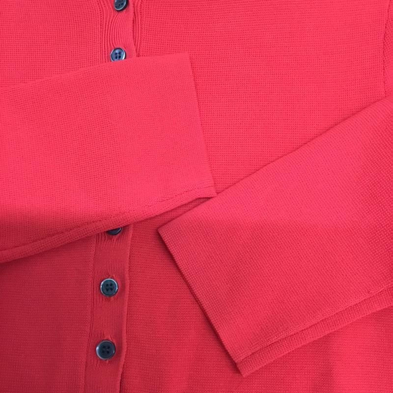 ザラ ZARA カーディガン 長袖 S 無地 赤 / レッド / red レディース USED 古着 中古 10162443