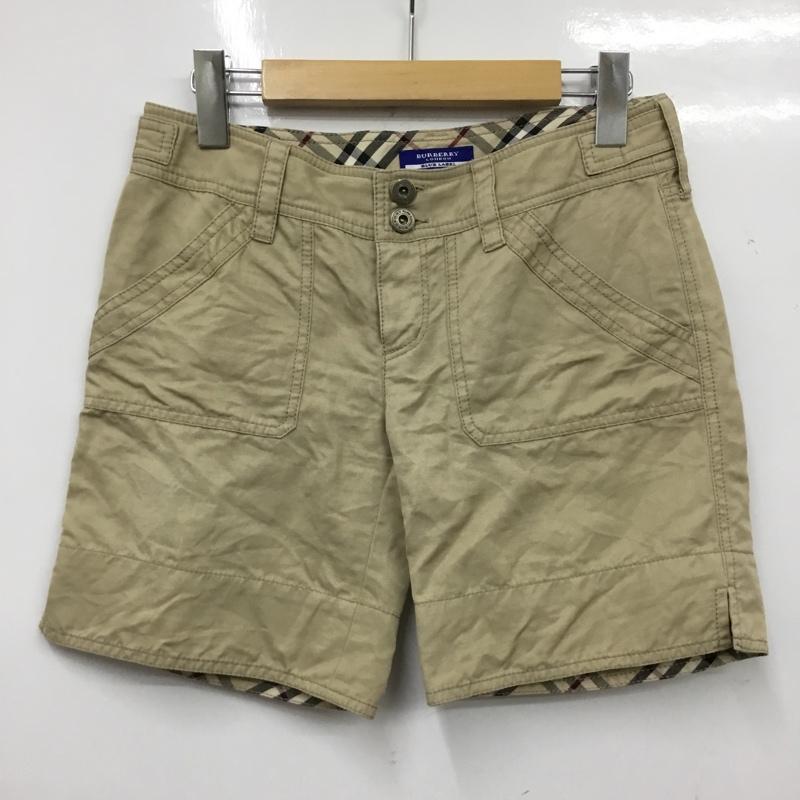 バーバリーブルーレーベル BURBERRY BLUE LABEL パンツ ショートパンツ 36 無地 ベージュ / ベージュ / beige レディース USED 古着 中古 10162446