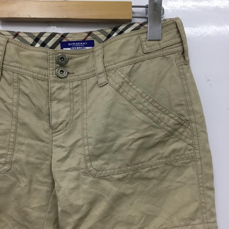 バーバリーブルーレーベル BURBERRY BLUE LABEL パンツ ショートパンツ 36 無地 ベージュ / ベージュ / beige レディース USED 古着 中古 10162446