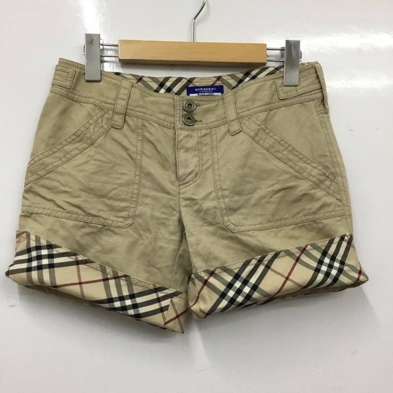 バーバリーブルーレーベル BURBERRY BLUE LABEL パンツ ショートパンツ 36 無地 ベージュ / ベージュ / beige レディース USED 古着 中古 10162446
