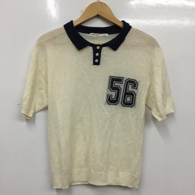 エヘカソポ ehka sopo カットソー 半袖 M 無地 白 / ホワイト / white レディース USED 古着 中古 10162450