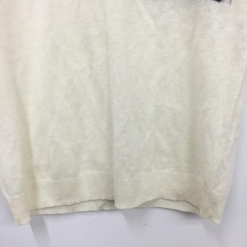 エヘカソポ ehka sopo カットソー 半袖 M 無地 白 / ホワイト / white レディース USED 古着 中古 10162450