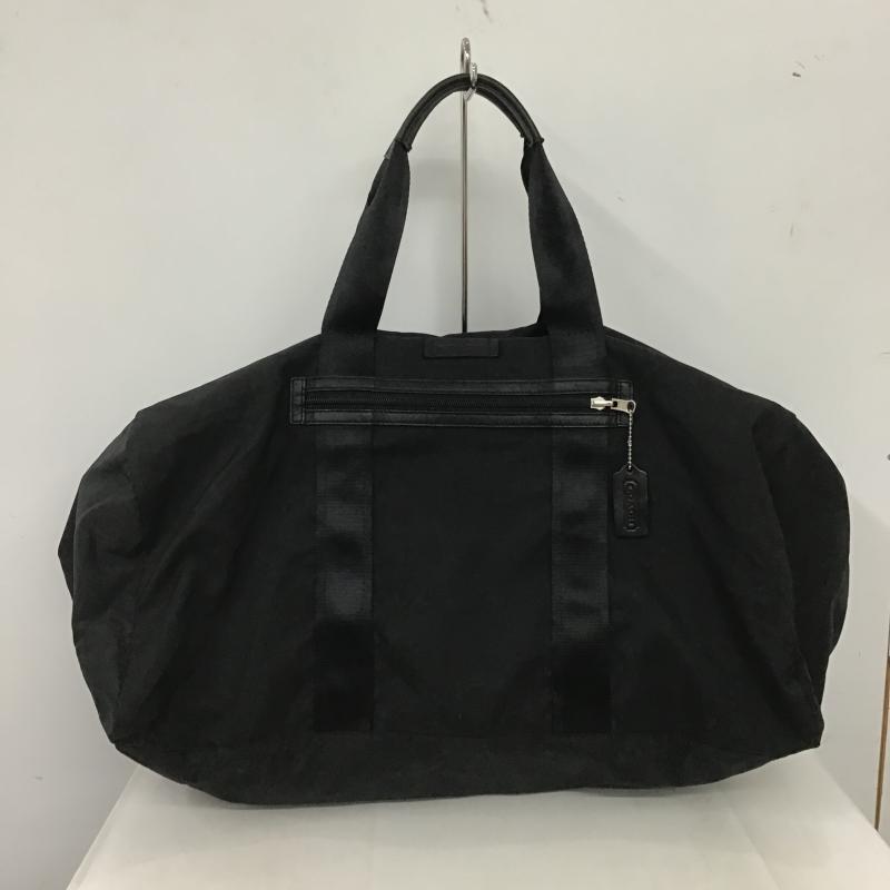 コーチ COACH ボストンバッグ ボストンバッグ ロゴ、文字 黒 / ブラック / black メンズ USED 古着 中古 10162452