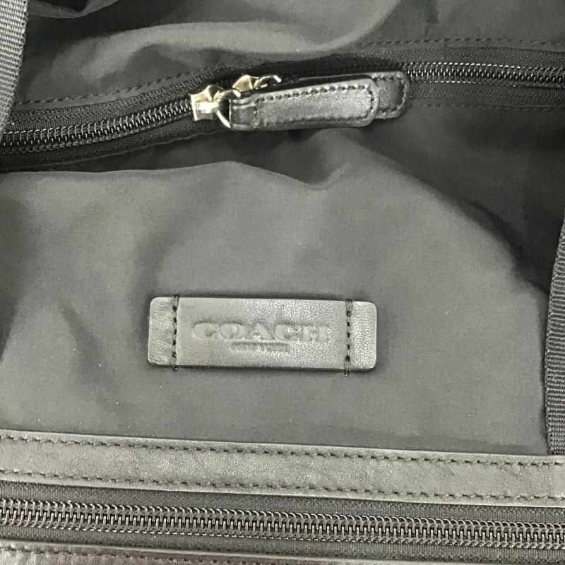 コーチ COACH ボストンバッグ ボストンバッグ ロゴ、文字 黒 / ブラック / black メンズ USED 古着 中古 10162452