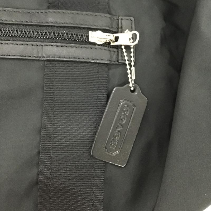コーチ COACH ボストンバッグ ボストンバッグ ロゴ、文字 黒 / ブラック / black メンズ USED 古着 中古 10162452