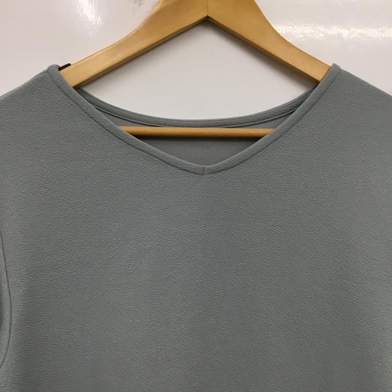 レプシィム LEPSIM カットソー 七分袖 L 無地 水色 / ライトブルー / レディース USED 古着 中古 10162458