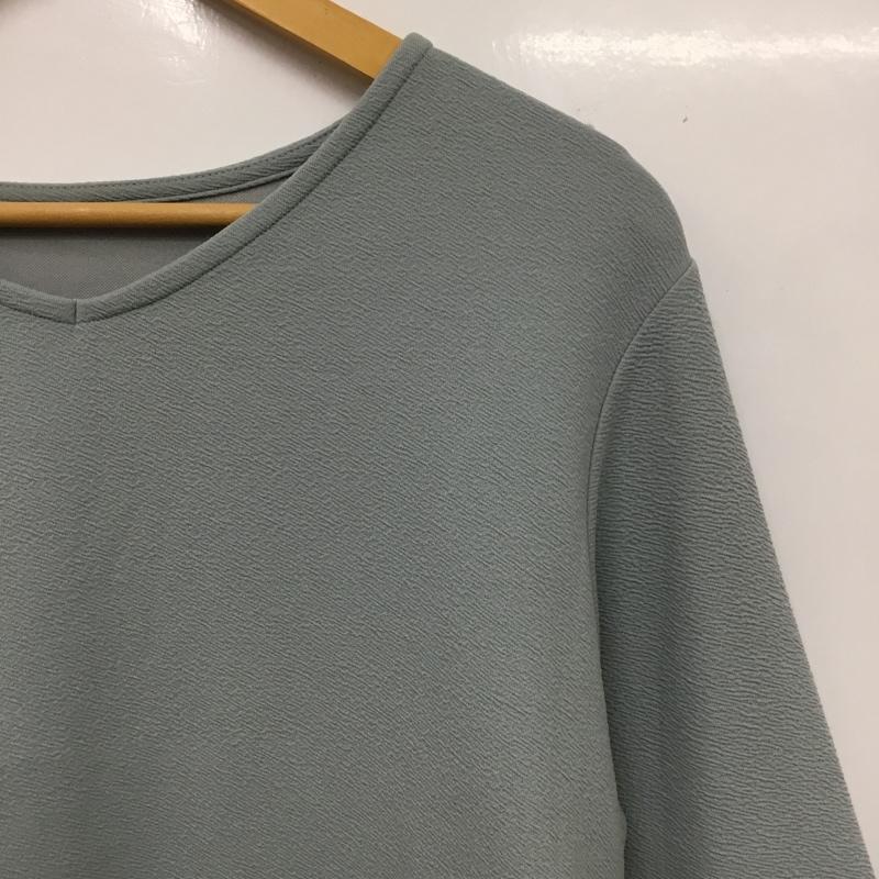 レプシィム LEPSIM カットソー 七分袖 L 無地 水色 / ライトブルー / レディース USED 古着 中古 10162458