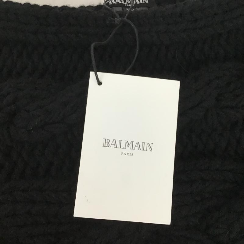 バルマン BALMAIN ファッション小物 ファッション小物 ケーブルニットスヌード  黒 / ブラック / black メンズ USED 古着 中古 10162460