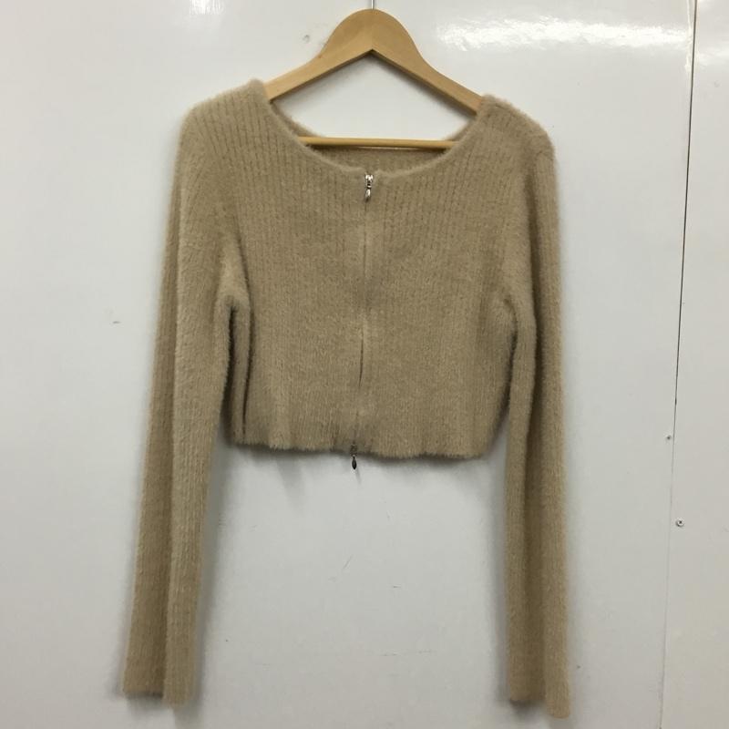 アルシーヴ archives カーディガン 長袖 M 無地 ベージュ / ベージュ / beige レディース USED 古着 中古 10162463