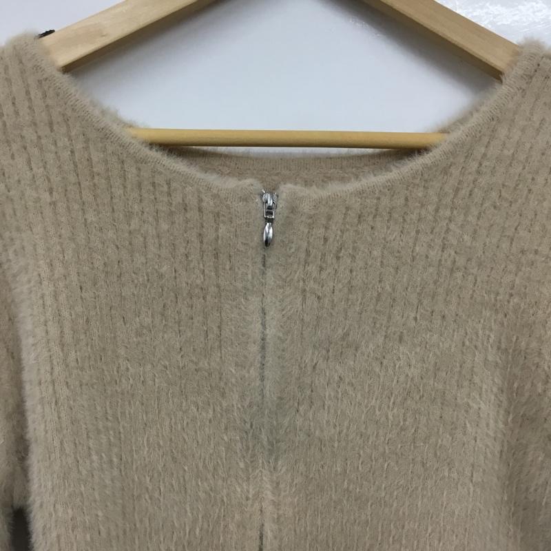 アルシーヴ archives カーディガン 長袖 M 無地 ベージュ / ベージュ / beige レディース USED 古着 中古 10162463